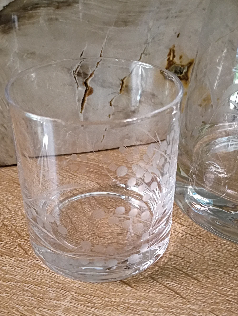 Hallmark Maya Angelou Poet Poem Water Carafe And Tumbler Etched 2003